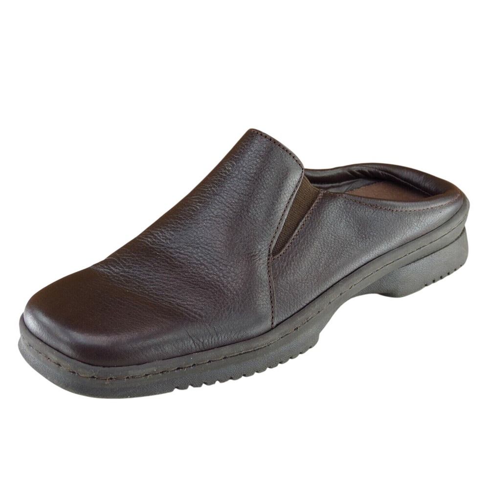 Azaleia Size 6.5 M Brown Mule‎ Shoes Leather Women
